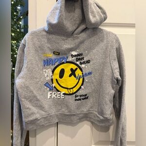Love Junkie Cropped ZipUp Hoodie